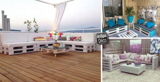 Salons de jardin en palettes! 20 idées! Laissez-vous inspirer... Salons de jardin en palettes! 20 idées! Laissez-vous inspirer...