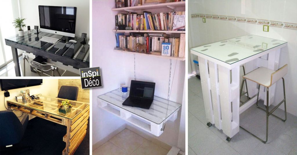 Fabriquer Un Bureau Avec Des Palettes 20 Idees