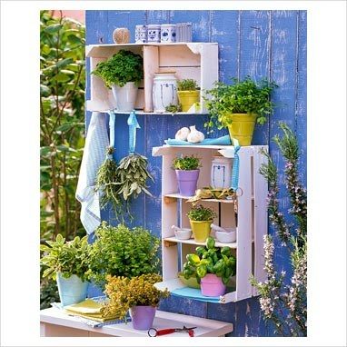 decorare con cassette in legno 11
