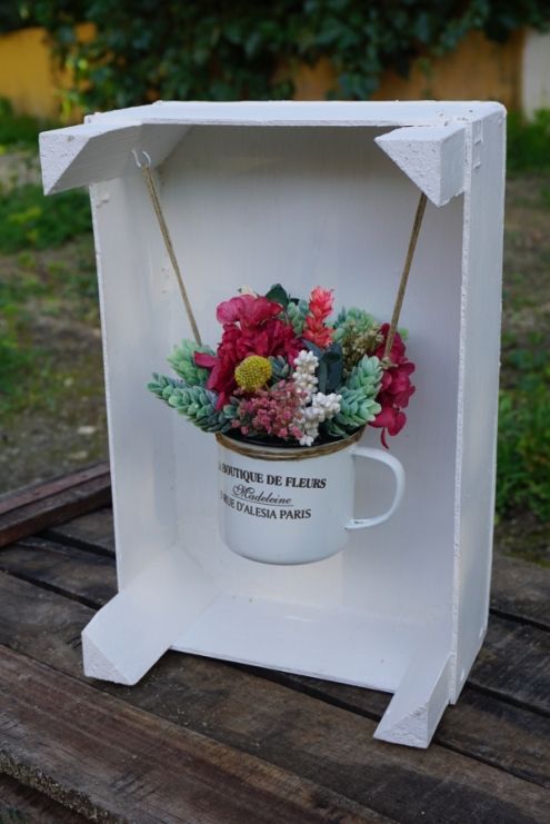 decorare con cassette in legno 15