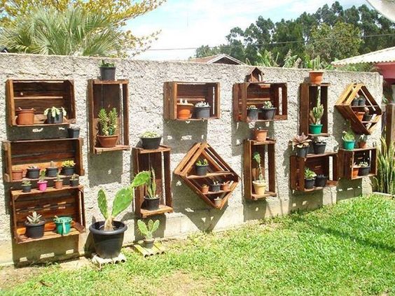 decorare con cassette in legno 5