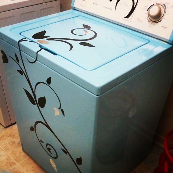 Decorare creativamente la lavatrice