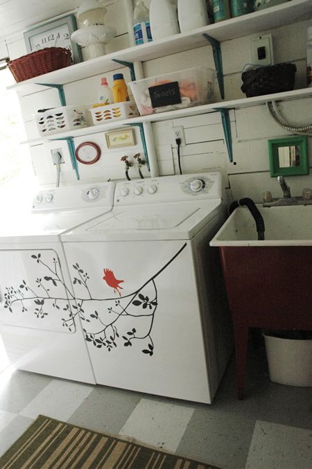Décorer la machine à laver