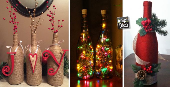 deco noel dans un verre