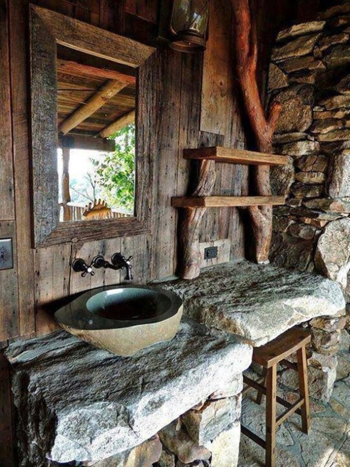 Salle de bain rustique! Voici 20 idées inspirantes...