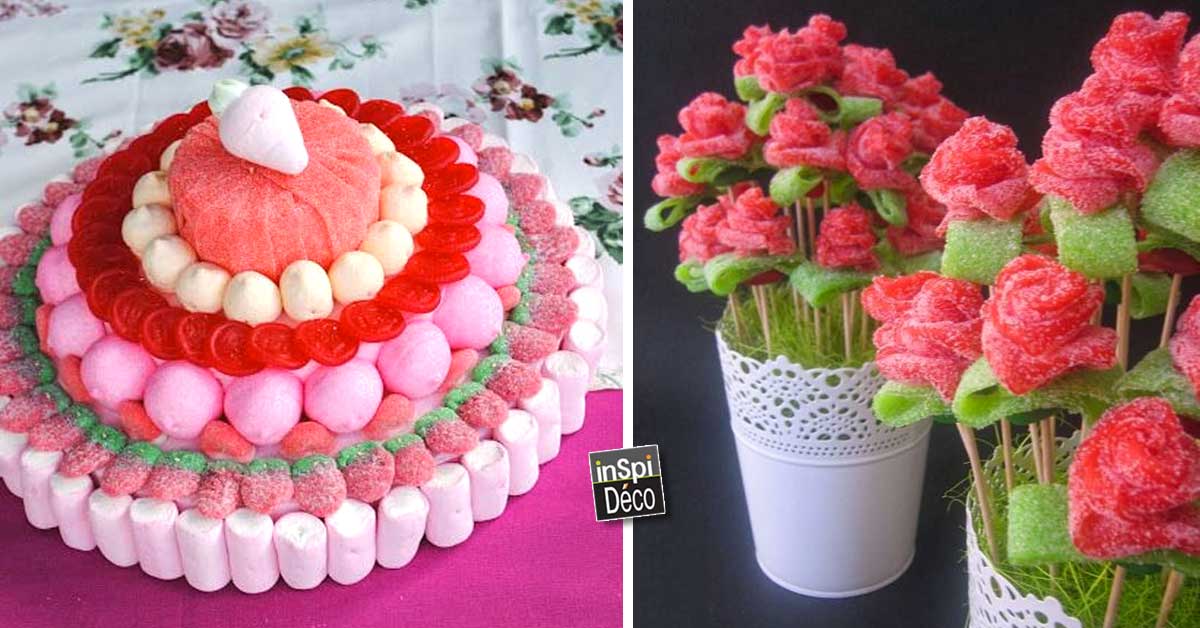 idee deco avec bonbons