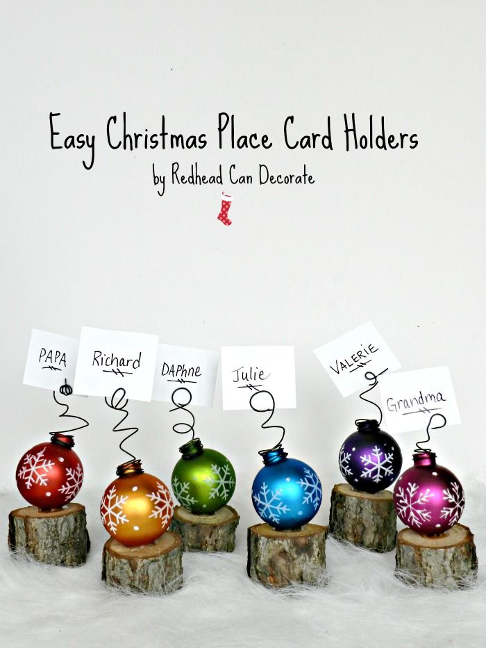 Original Place Cards For Christmas 25 Ideas To Inspire You Segnaposto Natalizio 10