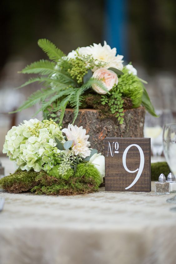 Centre de table avec fleurs pour mariage! Voici 20 déco ...