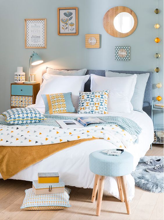 Couleurs pastel pour la chambre à coucher! 20 idées pour ...