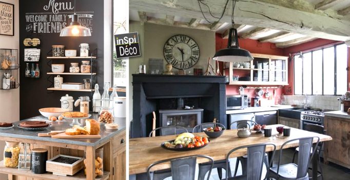 Esprit bistrot pour la cuisine... voici 20 idées pour vous inspirer! Créatif cuisine Bistrot