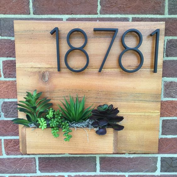 une plaque numéro d'adresse originale! 20 idées inspirantes... - Idea Ispiratrice Per Tavolo Allaperto une plaque numéro d'adresse originale! 20 idées inspirantes... - Idea Ispiratrice Per Tavolo Allaperto