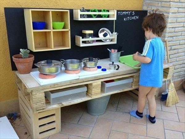Creazioni con i pallet per i bambini! 20 idee ispiratrici... Creazioni con pallet