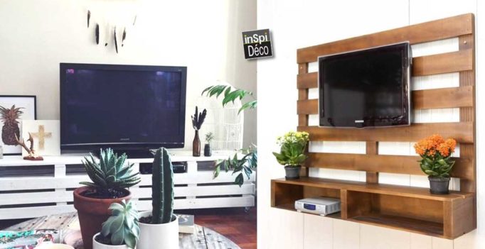 Déco Et Meubles Tv Fabriqués Avec Des Palettes De Bois 20 Idées Déco Et Meubles Tv Fabriqués Avec Des Palettes De Bois 20 Idées Très Inspirantes