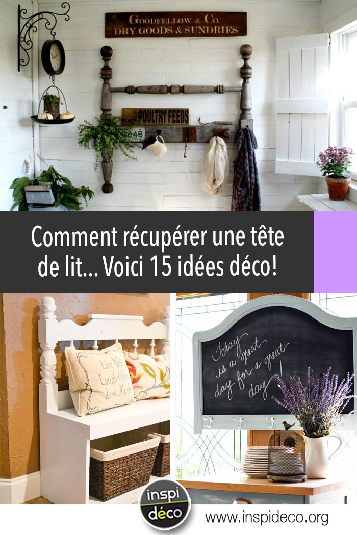 si vous avez un vieux lit quelque part ou avez tout simplement lintention de changer - Idee Tete De Lit si vous avez un vieux lit quelque part ou avez tout simplement lintention de changer - Idee Tete De Lit