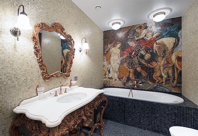 Décorer la salle de bains avec des mosaïques