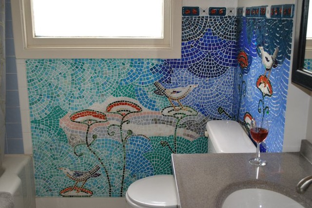 Décorer la salle de bains avec des mosaïques