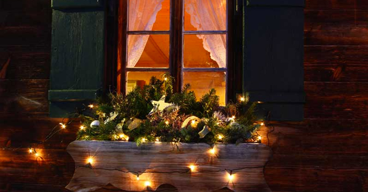 Idées déco Noël pour les fenêtres.