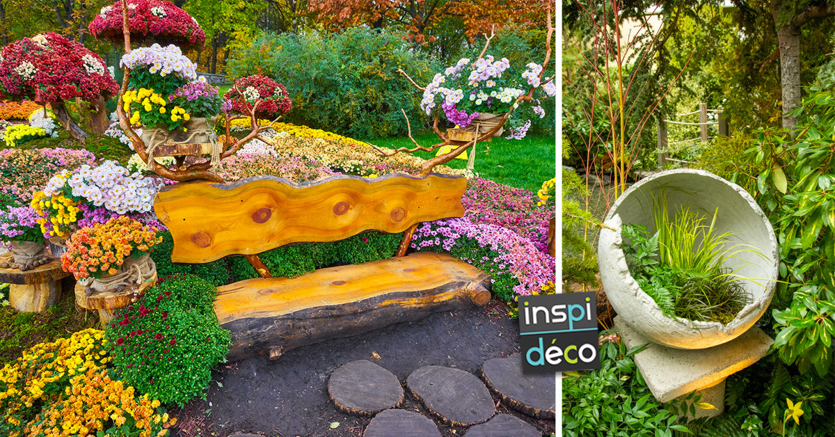 13 idées déco pour un jardin unique et original! Inspirez-vous