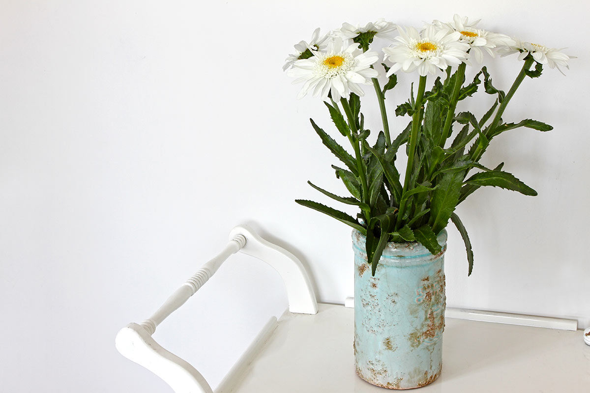 vase à fleurs recyclé