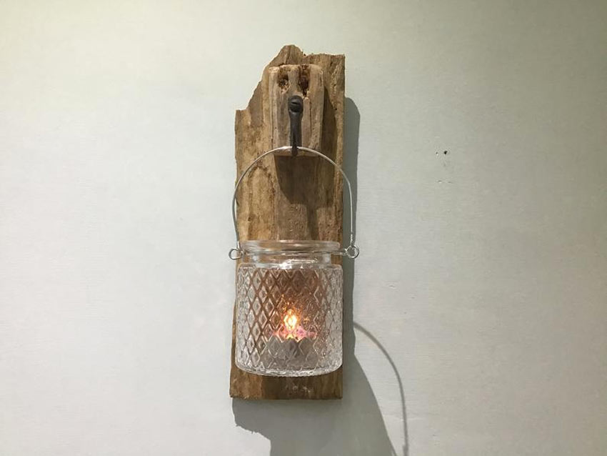 porte-lanterne >DIY original en bois