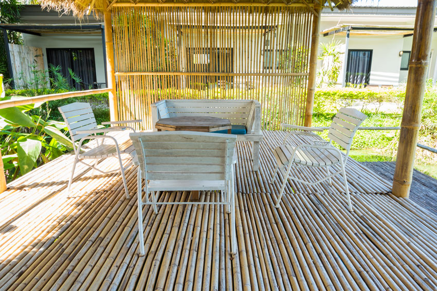 salon DIY en bambou