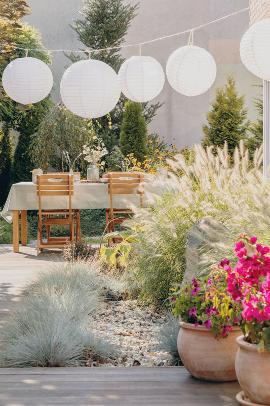 lumières décoratives de jardin