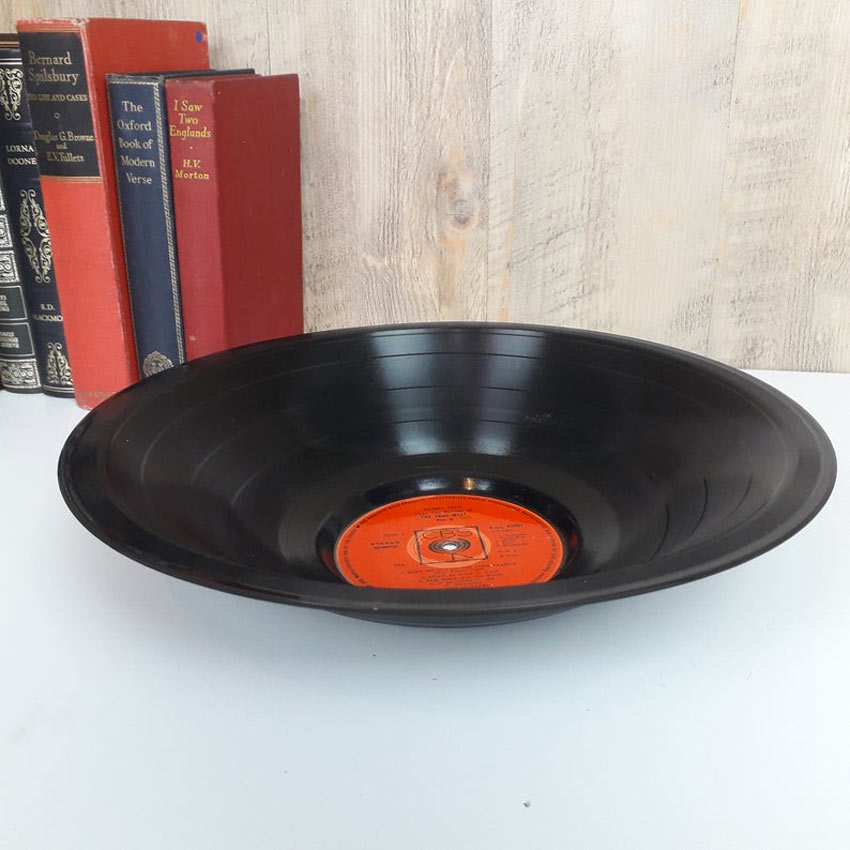 décorations DIY en récupérant des vinyles