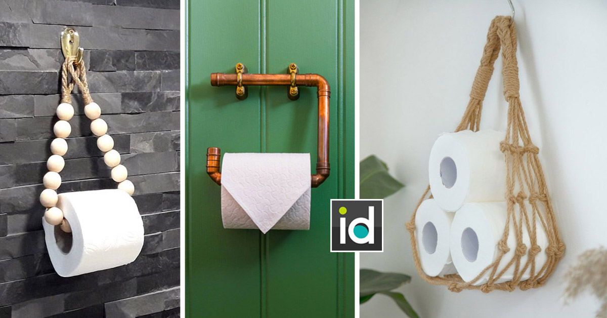 porte-rouleaux papier toilette DIY