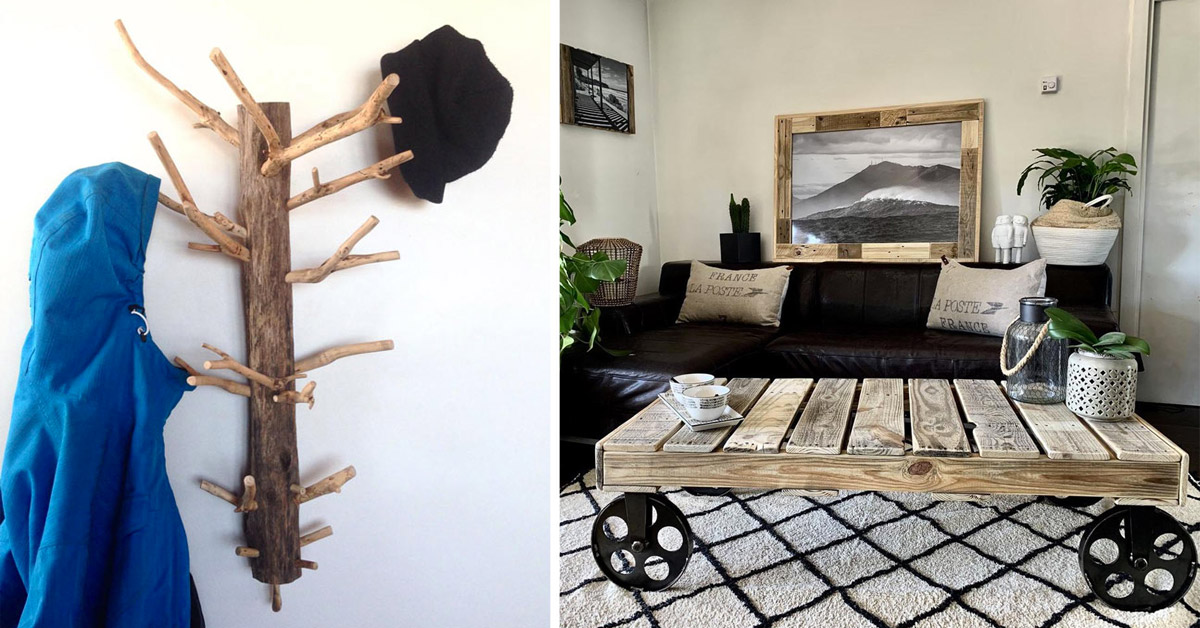 déco DIY en bois recyclé