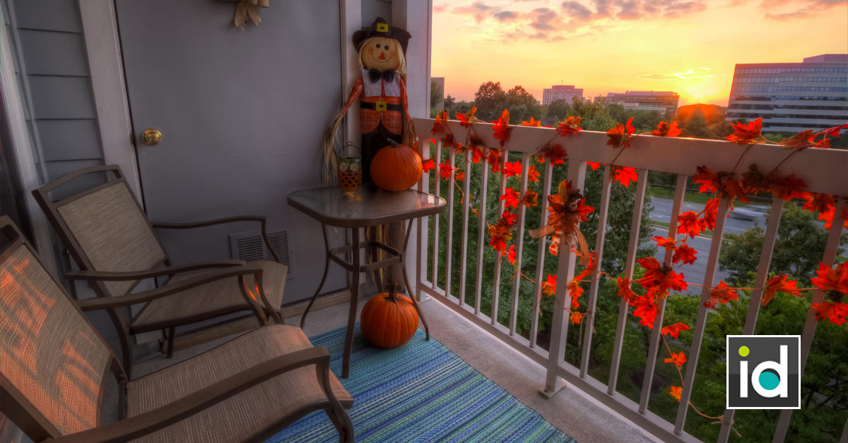 Idées pour décorer son balcon en automne.