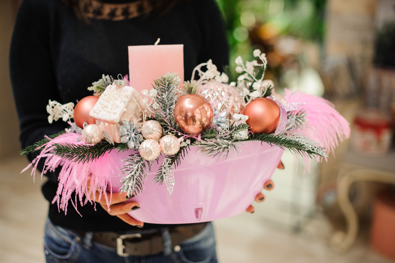 centre de table DIY pour Noël