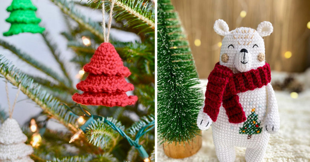 Les décorations de Noël en tricotin 12 idées sublimes et chaleureuses