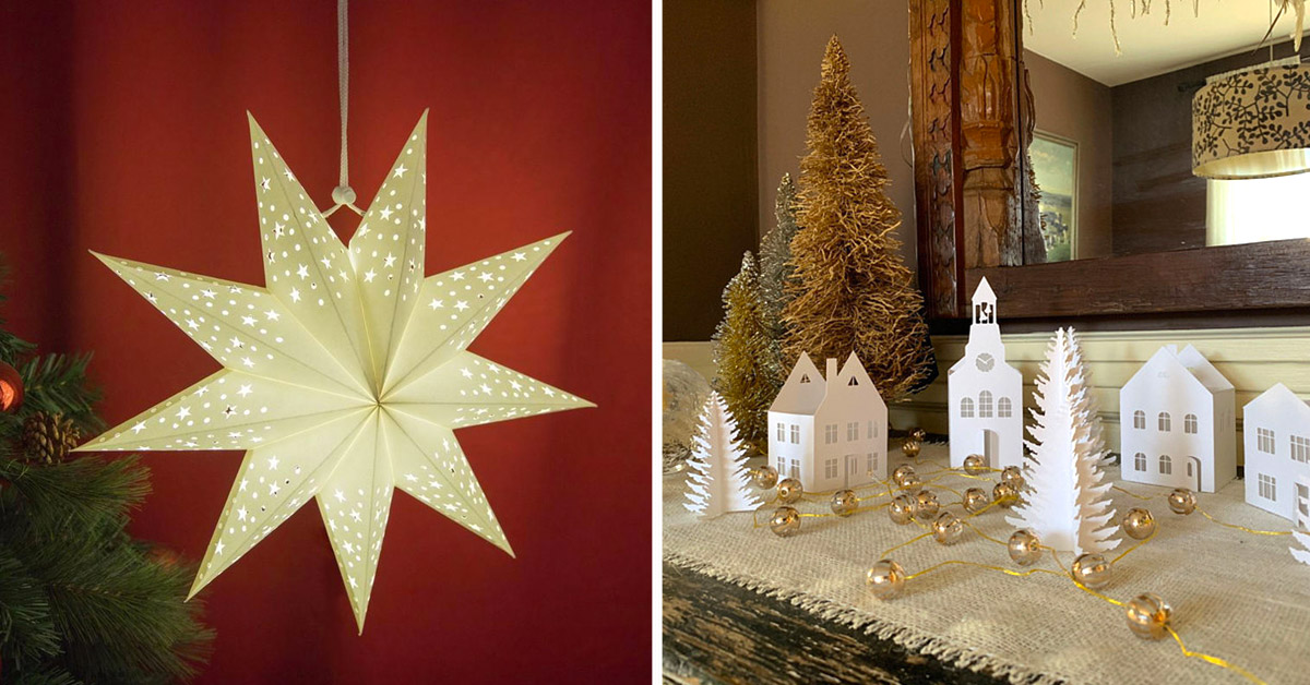 Idées de décorations Noël DIY en papier