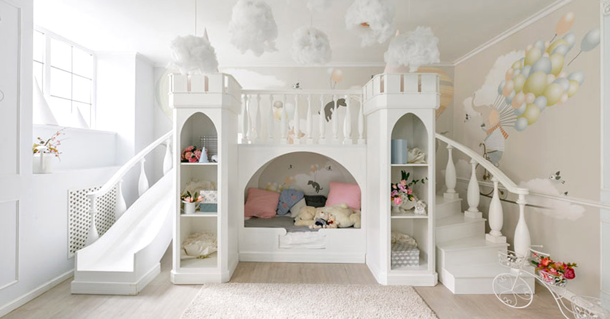 Un lit cottage pour la chambre d'enfant