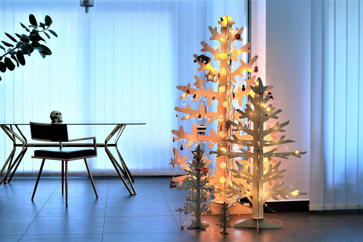 Un sapin de Noël DIY en bois