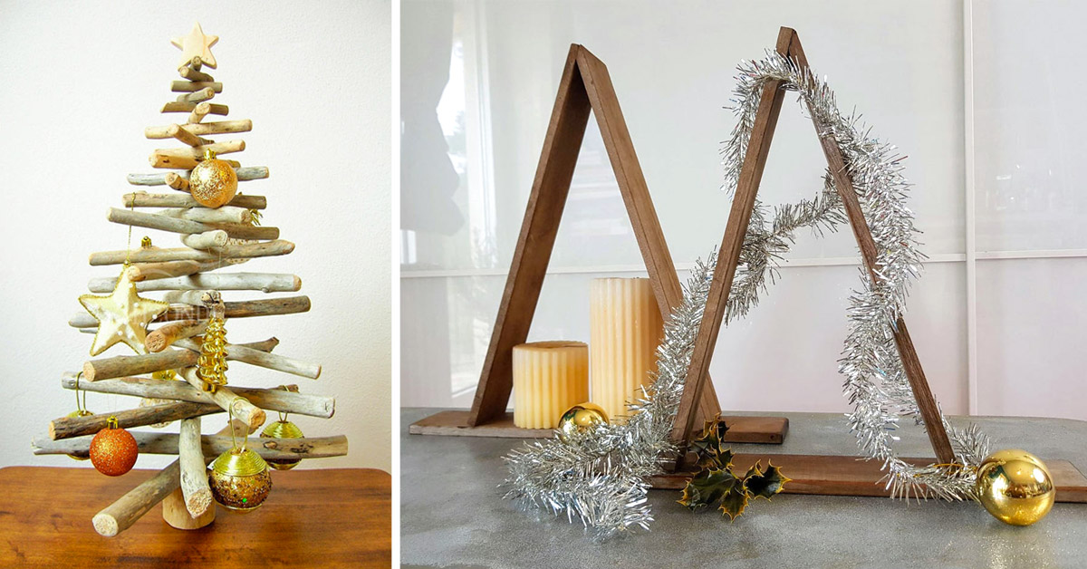 Un sapin de Noël DIY en bois