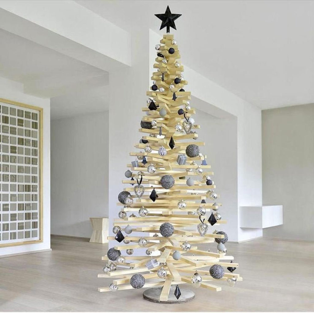 Un sapin de Noël en bois de palette 15 idées créatives