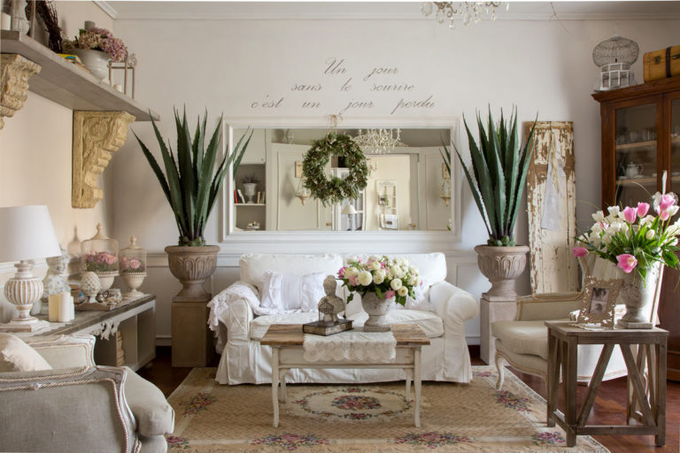 Le salon style country chic 11 idées déco inspirantes