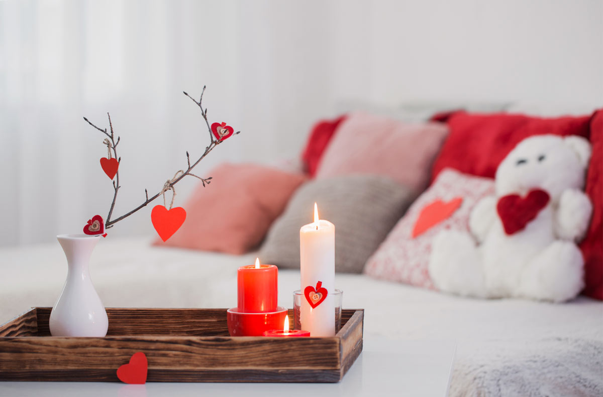 idées déco pour Sain Valentin à la maison