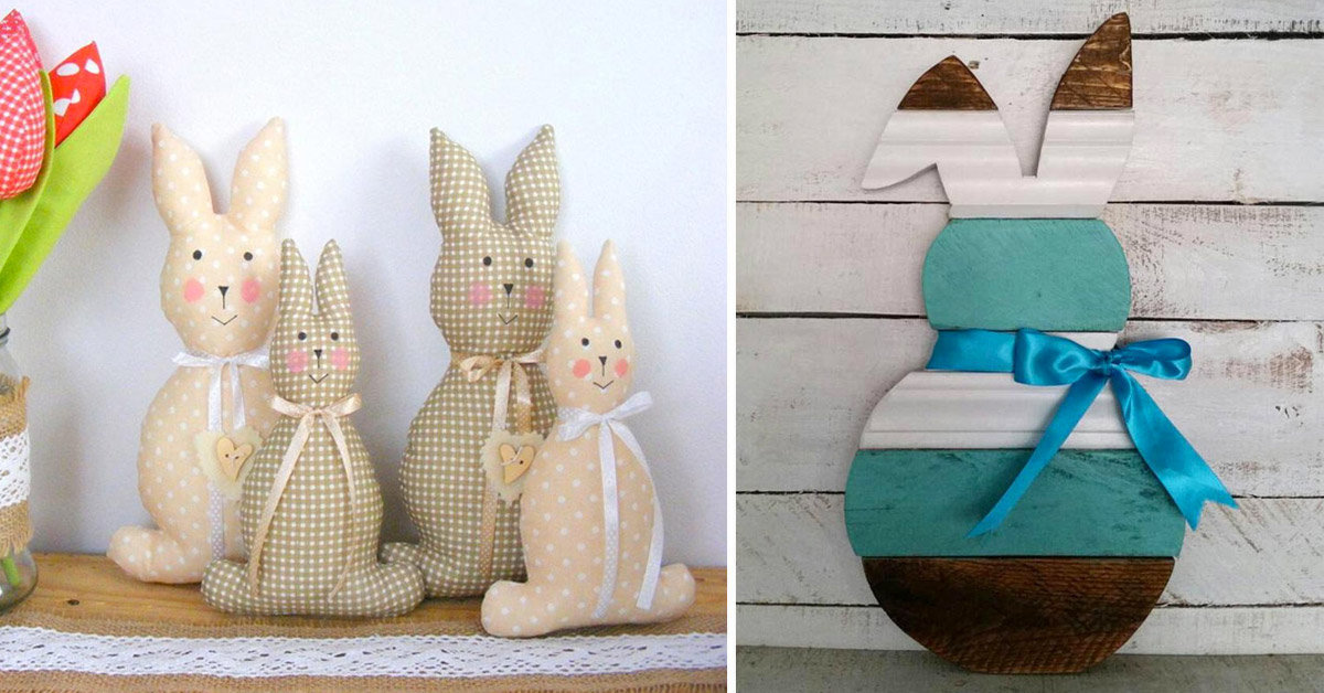 Lapins de Pâques DIY.