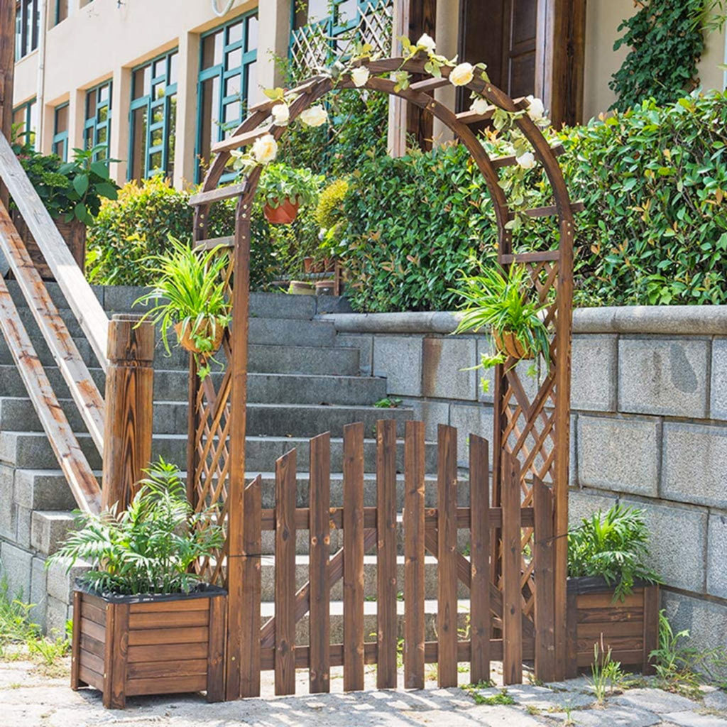 Une belle arche en bois pour un jardin enchanteur 7 inspirations à ne pas manquer