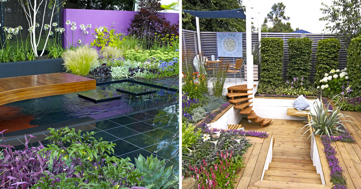 Aménager un jardin au design moderne.