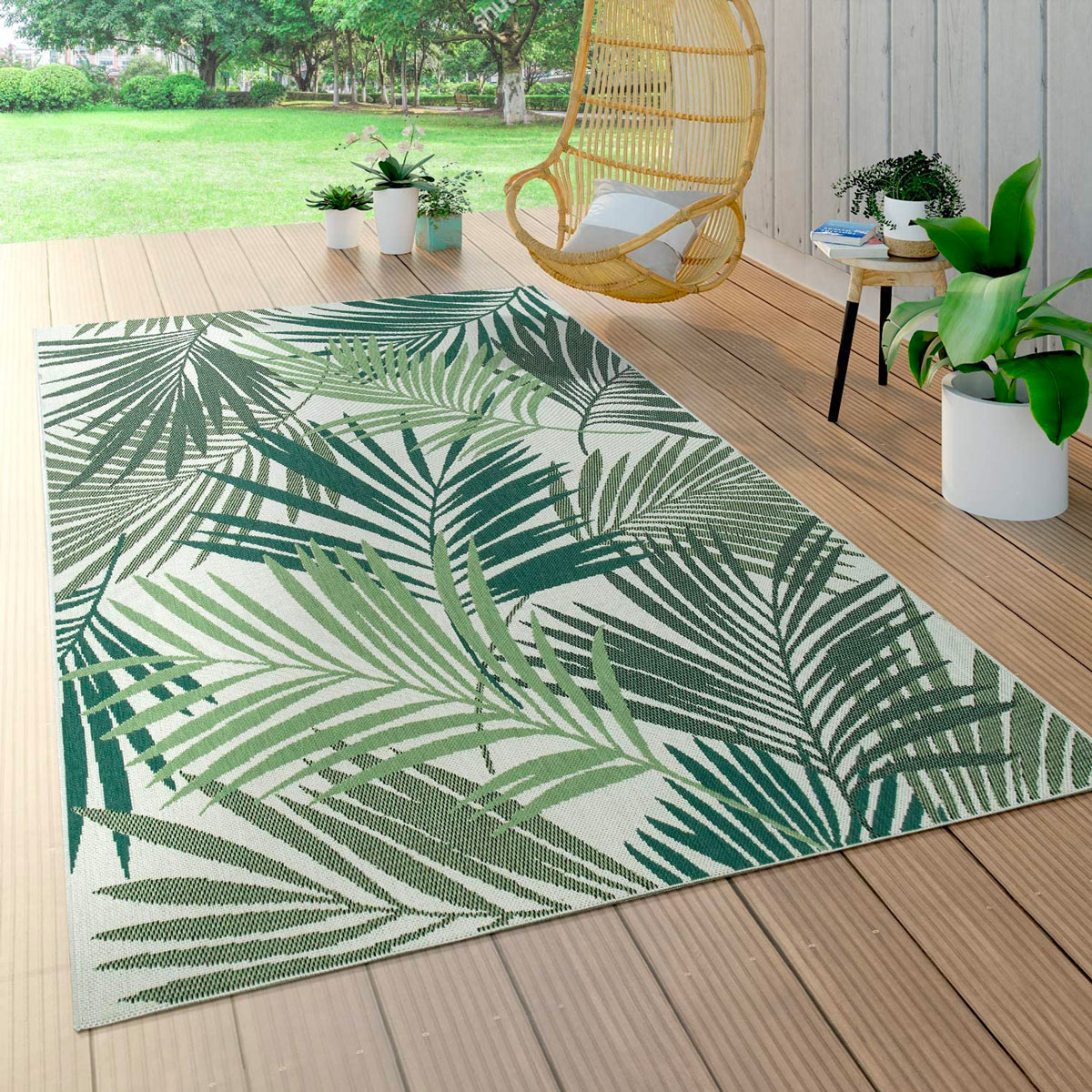 Tapis d'extérieur pour un patio super glamour