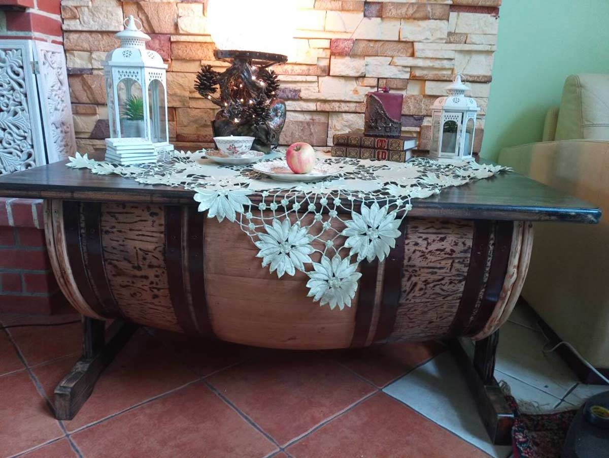 Déco maison avec des tonneaux à vin