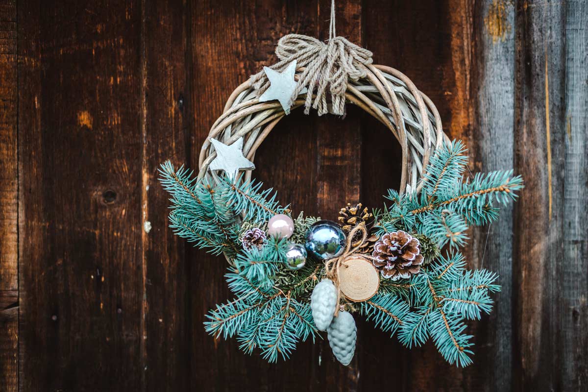 couronne de Noël DIY