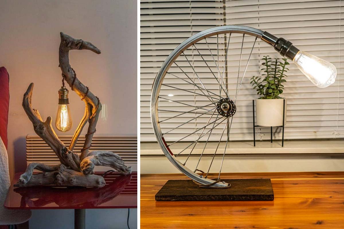 Lampes DIY avec recyclage créatif