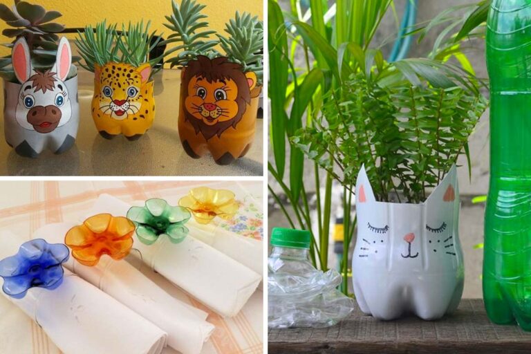 8 idées créatives pour décorer avec des bouteilles en plastique recyclées inspirezvous