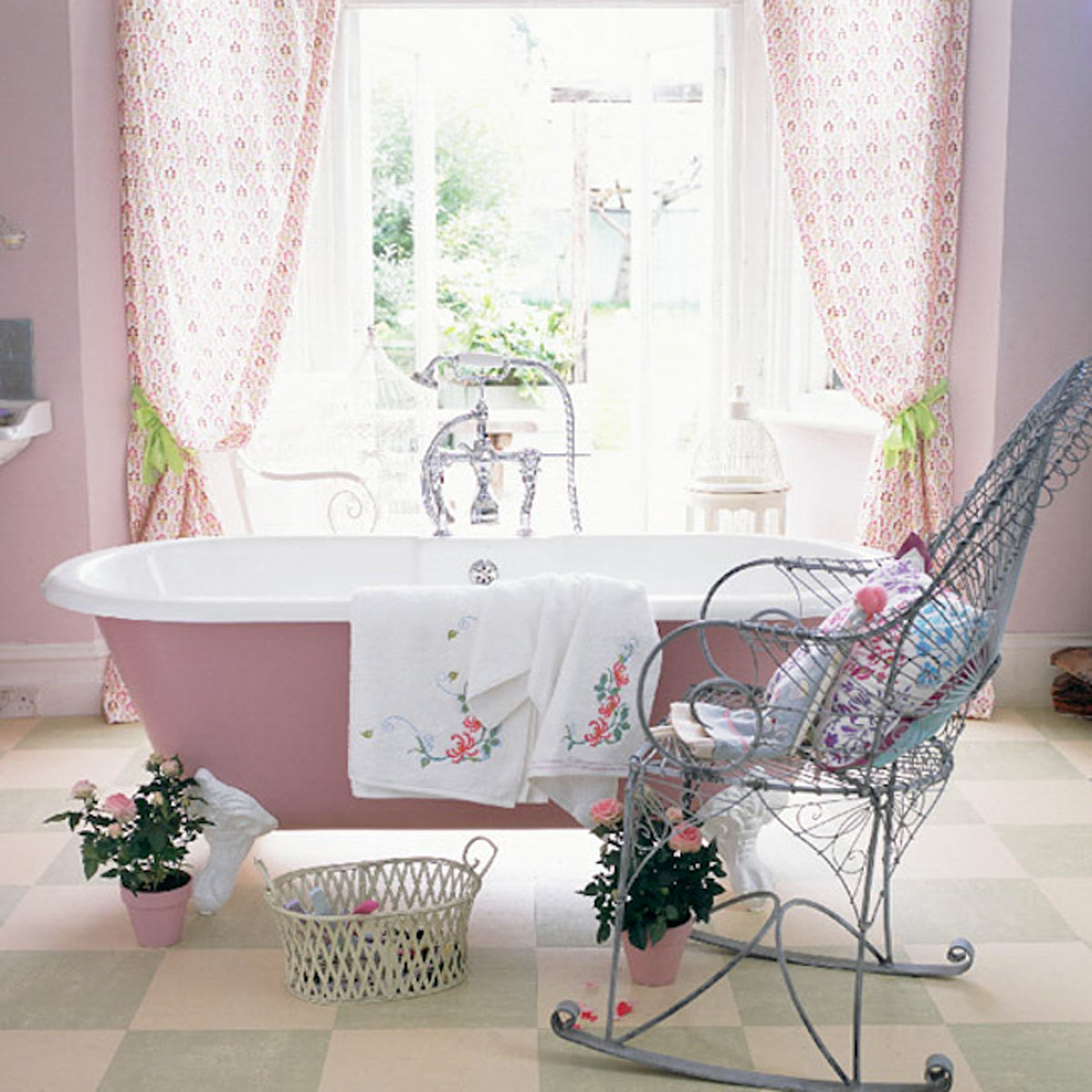 Salle de bain vintage