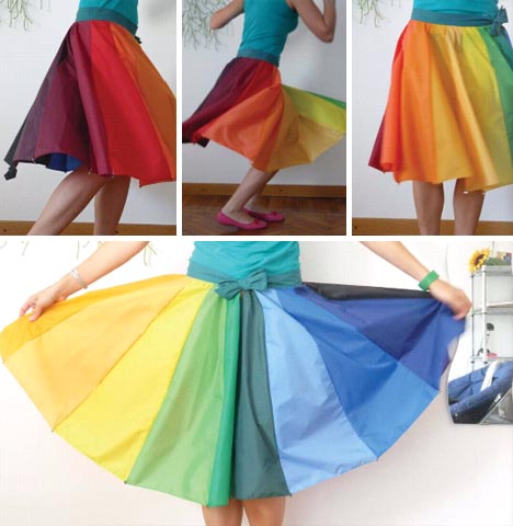 Umbrella circle skirt