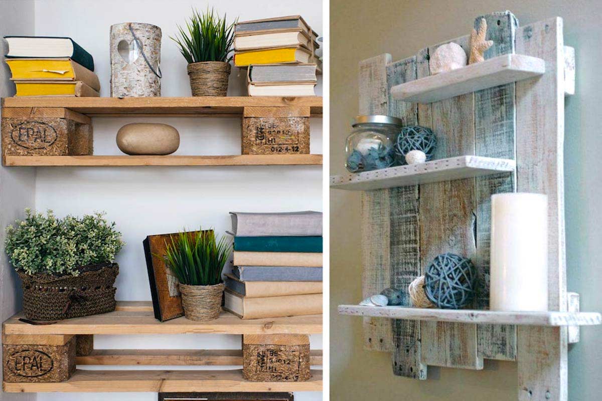 Étagères en palettes : 10 idées bricolage